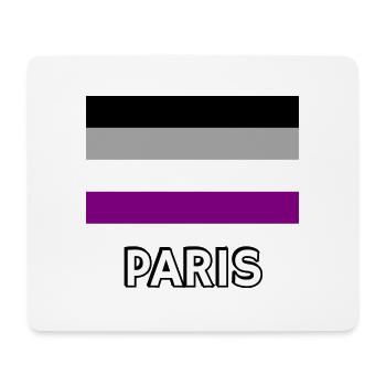Asexualität Pride Flagge Paris - Mousepad (Querformat) - Weiß - Vorne