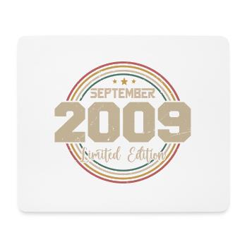 September 2009 Birthday Gift 2009 - Mouse Pad (horizontal) - white - Front