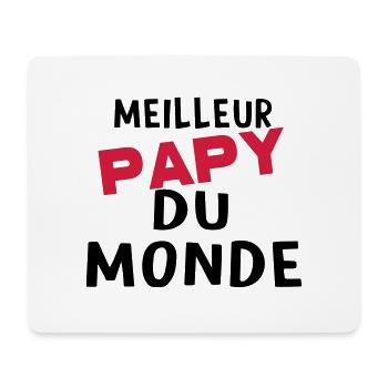 meilleur papy dU MONDE - Tapis de souris (format paysage) - blanc - Devant