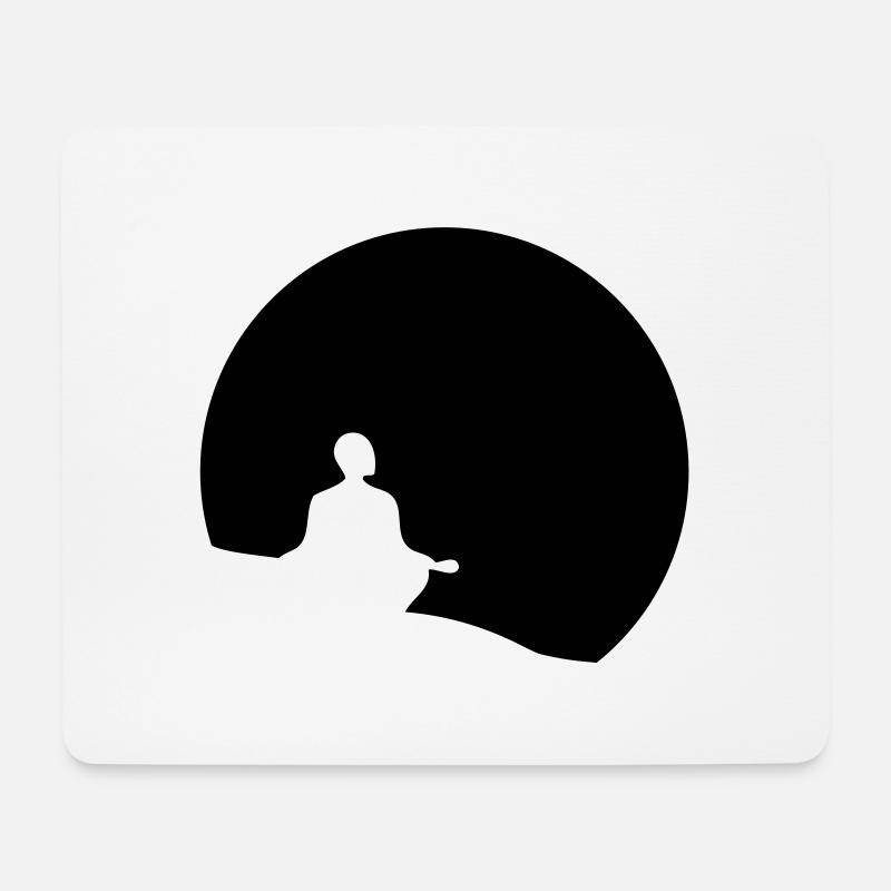 one - Mouse Pad (horizontal) - white