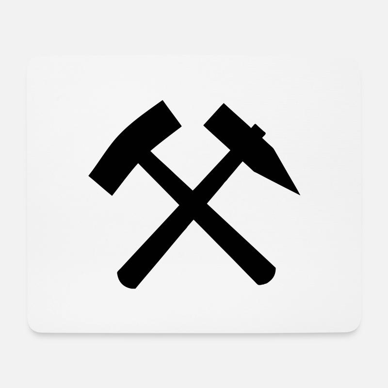 schlaegeleisen - Mousepad (Querformat) - Weiß