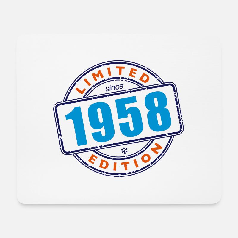 LIMITED EDITION SINCE 1958 - Mousepad (Querformat) - Weiß