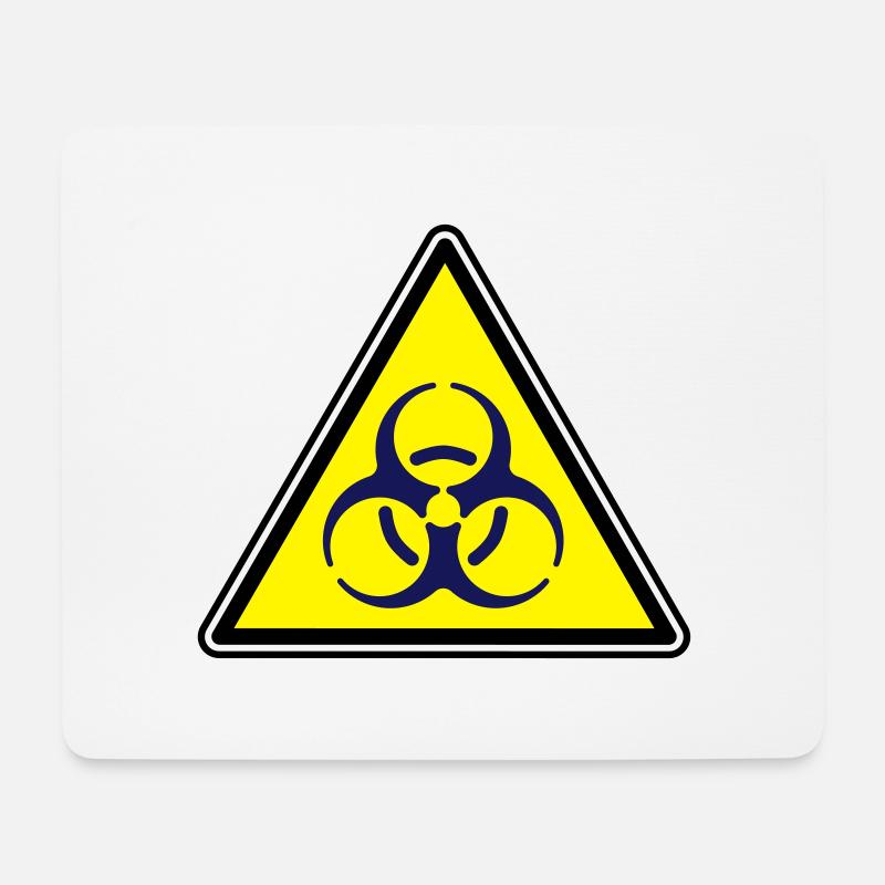 Biohazard - Mousepad (Querformat) - Weiß
