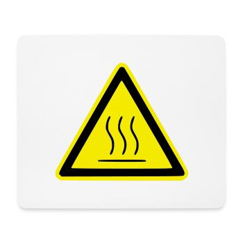 hot surface - Mousepad (Querformat) - Weiß - Vorne