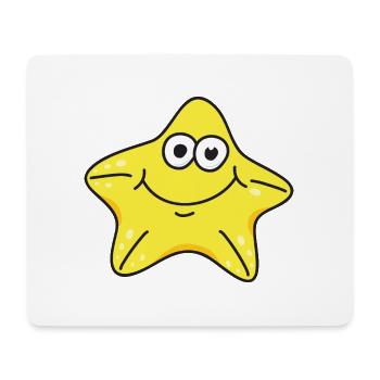 Seestern - Mousepad (Querformat) - Weiß - Vorne