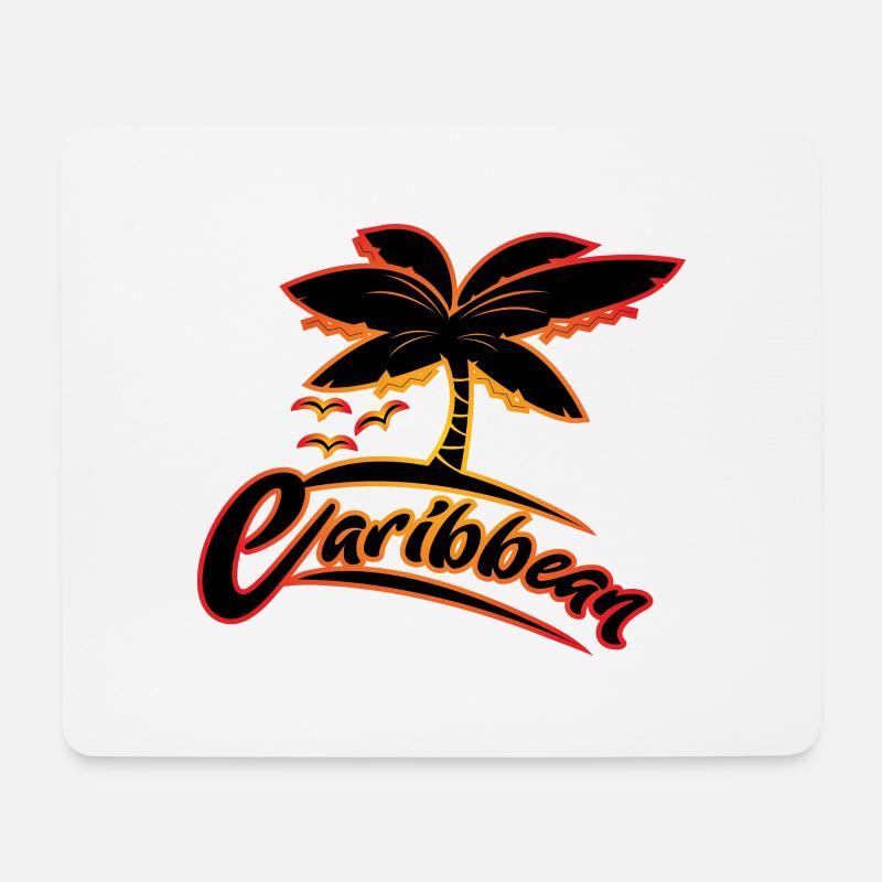 caribbean - Mouse Pad (horizontal) - white