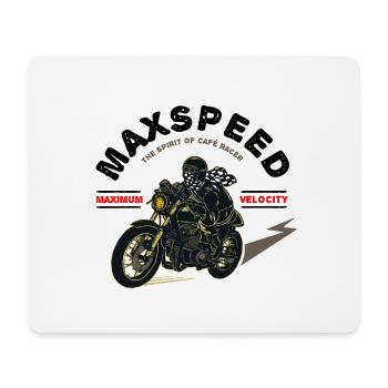 Cafe Racer Motorcycle Retro - Mouse Pad (horizontal) - white - Front