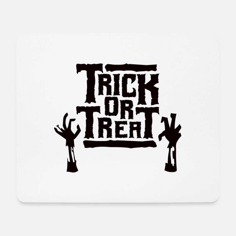 Trick or Treat - Halloween - Mousepad (Querformat) - Weiß