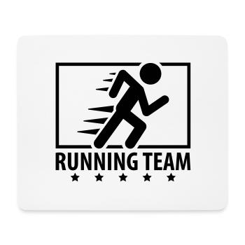 running_team_design_qu1 - Mouse Pad (horizontal) - white - Front