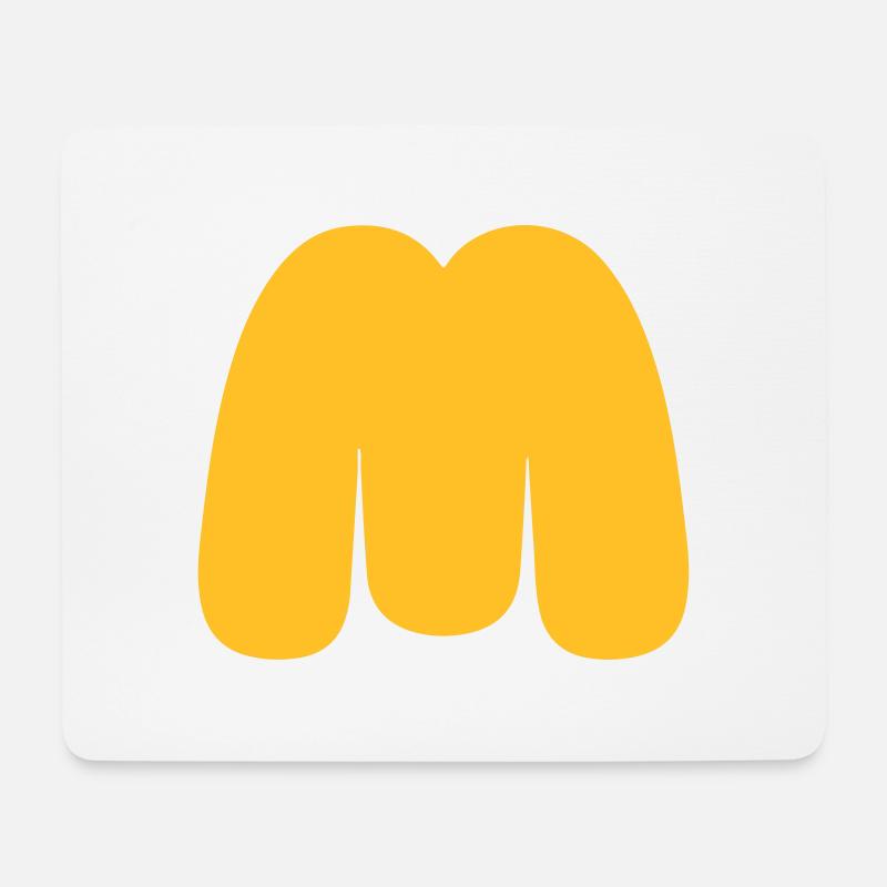 Fat Fast Food M - Mousepad (Querformat) - Weiß