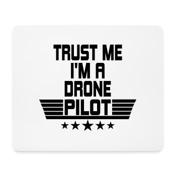 Drone Drone Quadcopter Model Making Pilot Gift - Mouse Pad (horizontal) - white - Front