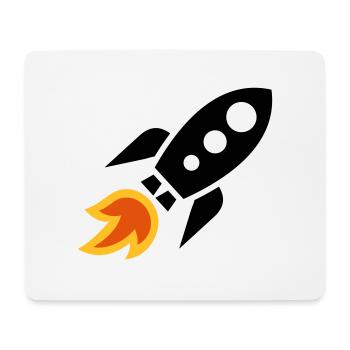 Rocket - Mouse Pad (horizontal) - white - Front