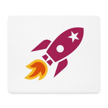 Rocket - Mouse Pad (horizontal) - white - Front