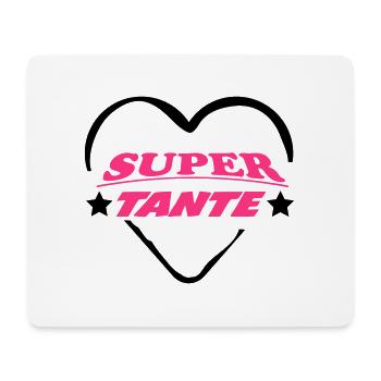 Super tante - Tapis de souris (format paysage) - blanc - Devant