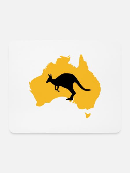 australia - Mouse Pad (horizontal) - white