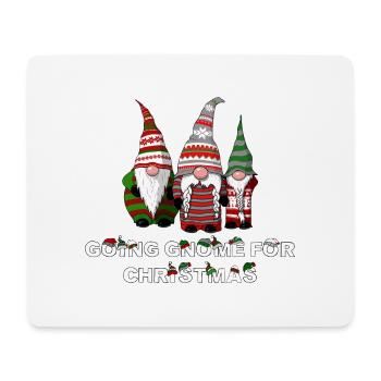 Going gnome pour noel - Tapis de souris (format paysage) - blanc - Devant
