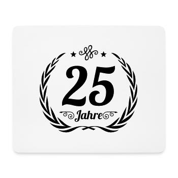 25 jahre kranz - Mousepad (Querformat) - Weiß - Vorne