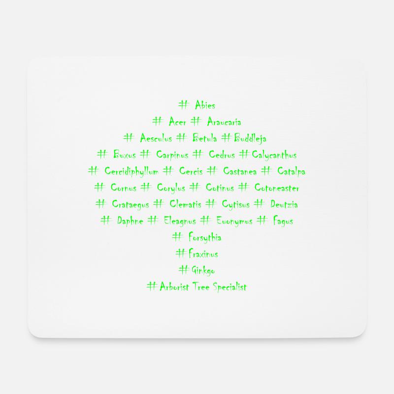 Arborist Tree Specialist - Mousepad (Querformat) - Weiß