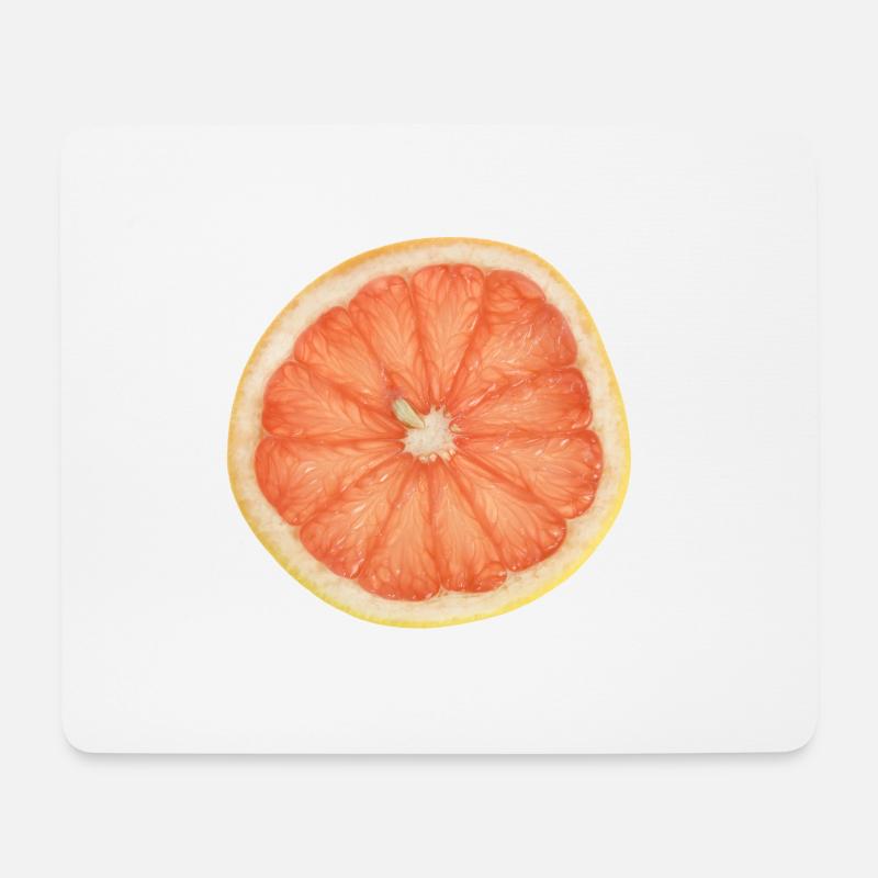 Grapefruit - Mousepad (Querformat) - Weiß