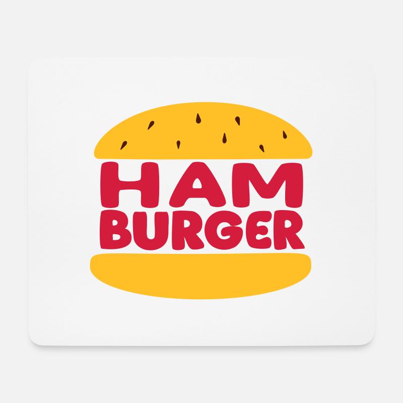 Hamburger - the original Burger! - Mousepad (Querformat) - Weiß