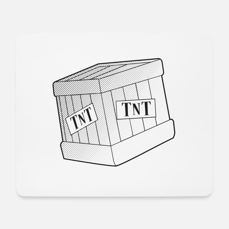TNT box - Mouse Pad (horizontal) - white