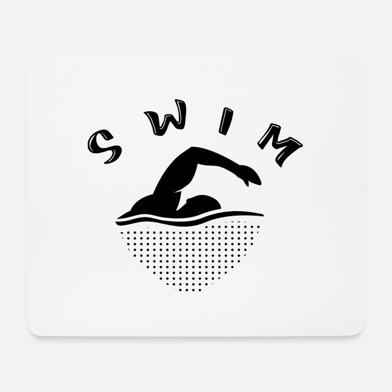 Swim Swimming - Mouse Pad (horizontal) - white