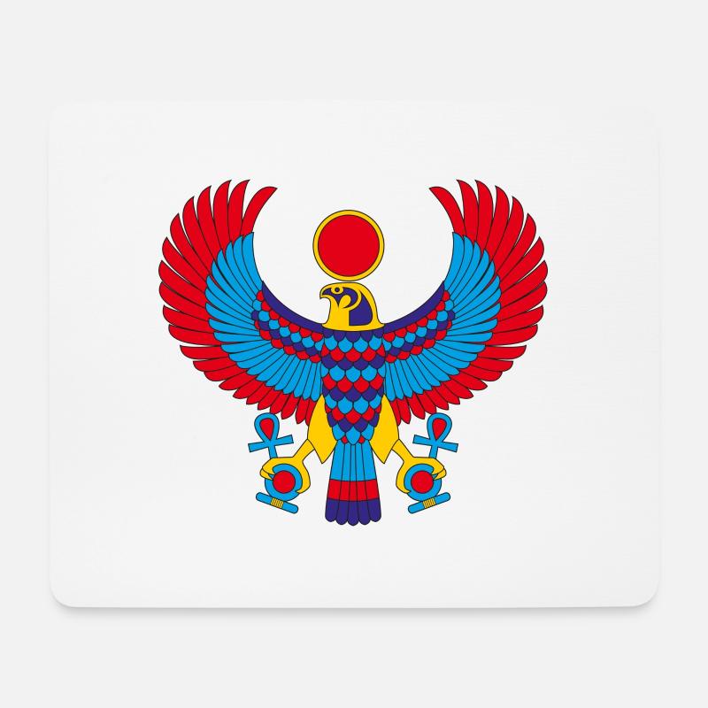 Horus - Mousepad (Querformat) - Weiß