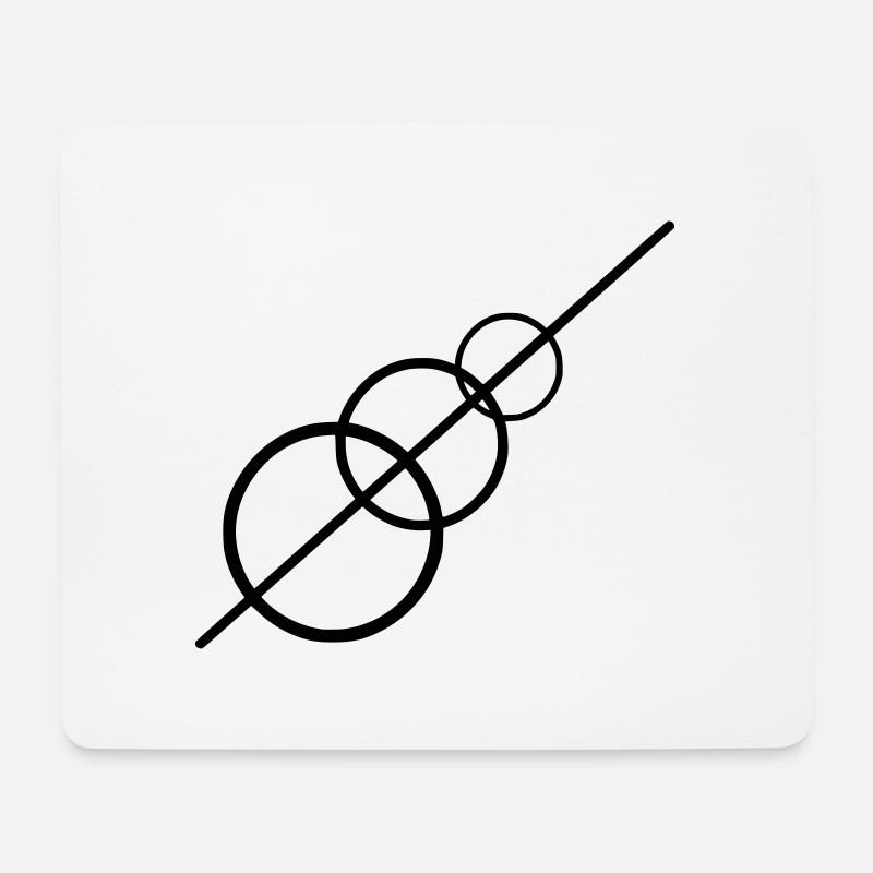 Lichtaufstieg - Mousepad (Querformat) - Weiß