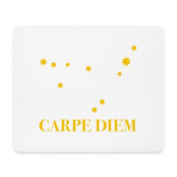 Carpe Diem nutze den Tag Sternbild Steinbock Deneb - Mousepad (Querformat) - Weiß - Vorne