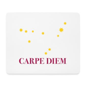 Carpe Diem nutze den Tag Sternbild Steinbock Deneb - Mousepad (Querformat) - Weiß - Vorne