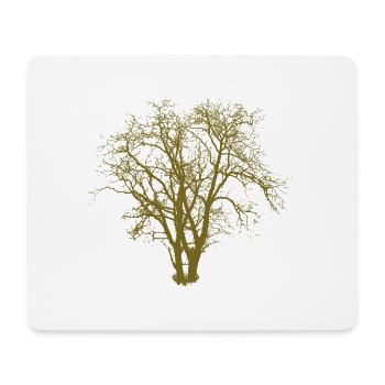 Tree - Mouse Pad (horizontal) - white - Front