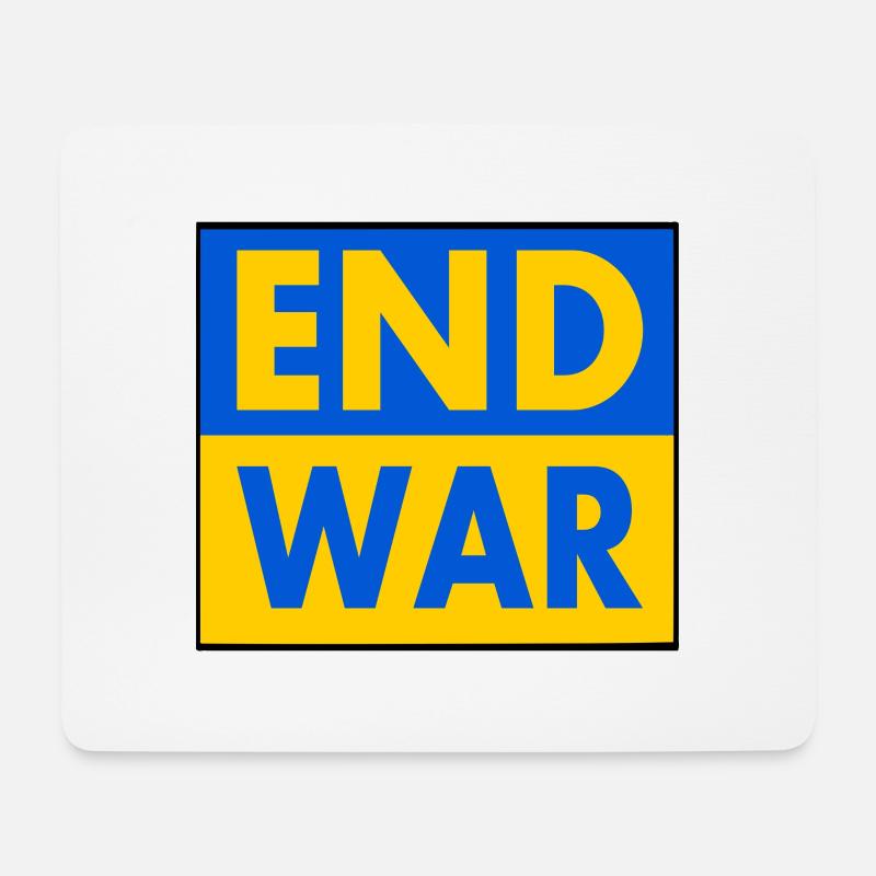 End war - Mouse Pad (horizontal) - white