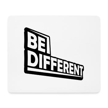 Soyez différent Logo Design - Tapis de souris (format paysage) - blanc - Devant