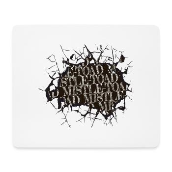 gift funny sayings happy beards awesome fun baby - Mouse Pad (horizontal) - white - Front