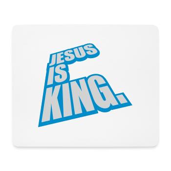jesus is king Zitat - Mousepad (Querformat) - Weiß - Vorne