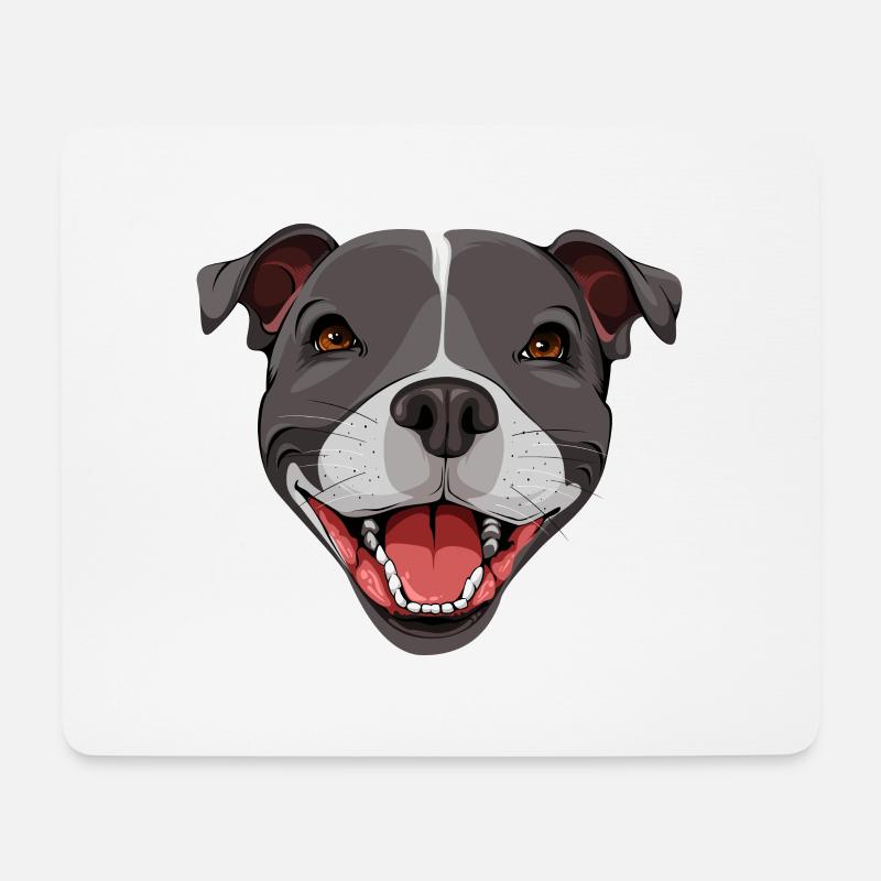 Personalie - Mousepad (Querformat) - Weiß