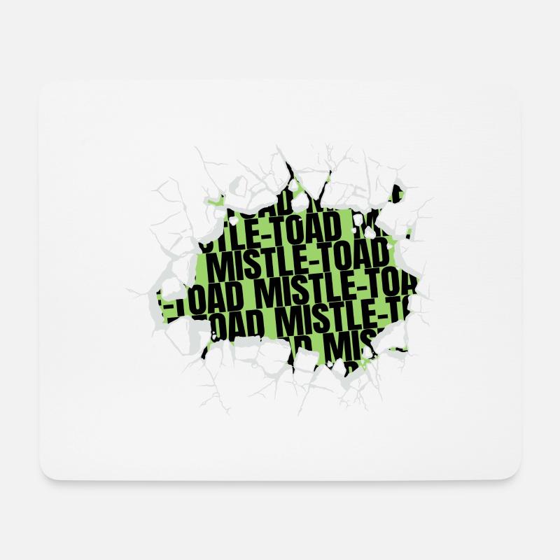 beard gang computer bubaprints bodybuilder quote - Mousepad (Querformat) - Weiß
