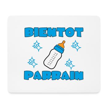 SOON TO BE A GODFATHER - Mouse Pad (horizontal) - white - Front