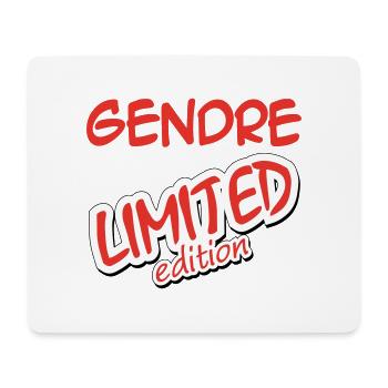 GENDRE LIMITED EDITION - Tapis de souris (format paysage) - blanc - Devant