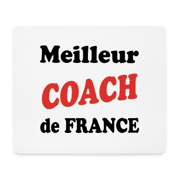 Meilleur COACH de france - Tapis de souris (format paysage) - blanc - Devant