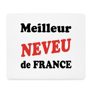 Best NEPHEW in France - Mouse Pad (horizontal) - white - Front
