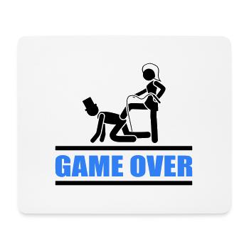 brautpaar game over - Mousepad (Querformat) - Weiß - Vorne