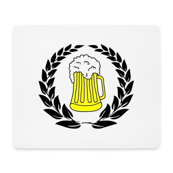 Armoiries de la bière 02 - Tapis de souris (format paysage) - blanc - Devant