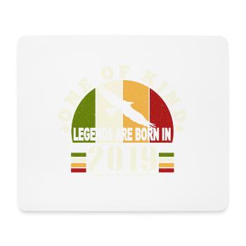 Legend Born 2019 5 Year Anniversary - Mouse Pad (horizontal) - white - Front