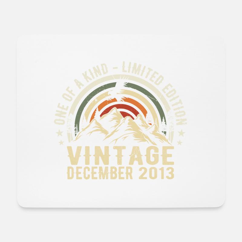 Dezember 2013 - Ausgezeichnet seit Dezember 2013 - Mousepad (Querformat) - Weiß