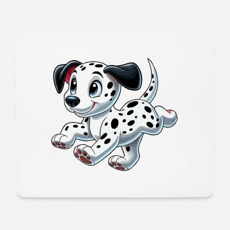 Dalmatiner Welpe - Mousepad (Querformat) - Weiß