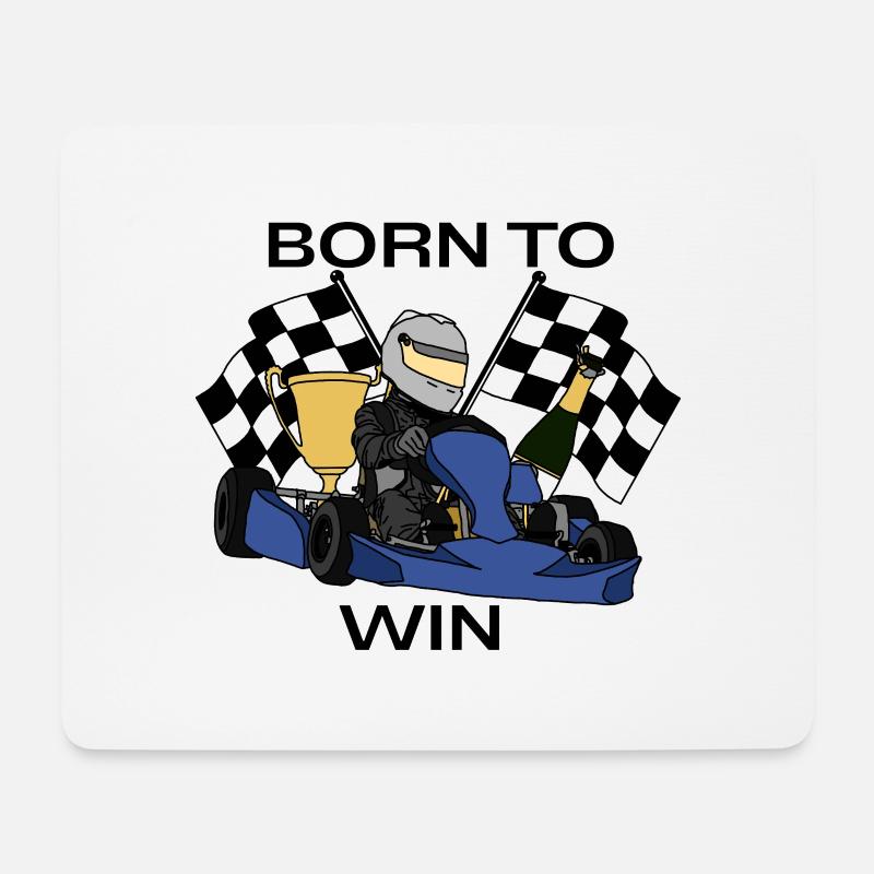 Born to Win - Mouse Pad (horizontal) - white