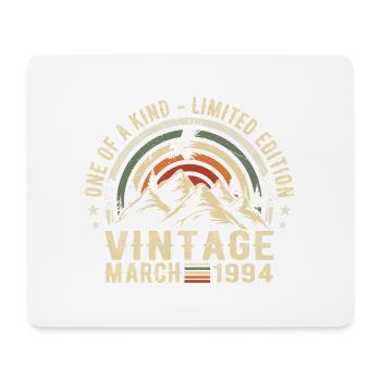 Born in March 1994 - Born in March 1994 - Mouse Pad (horizontal) - white - Front