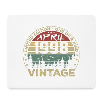 Cadeau Vintage Avril 1998 Anniversaire - Tapis de souris (format paysage) - blanc - Devant