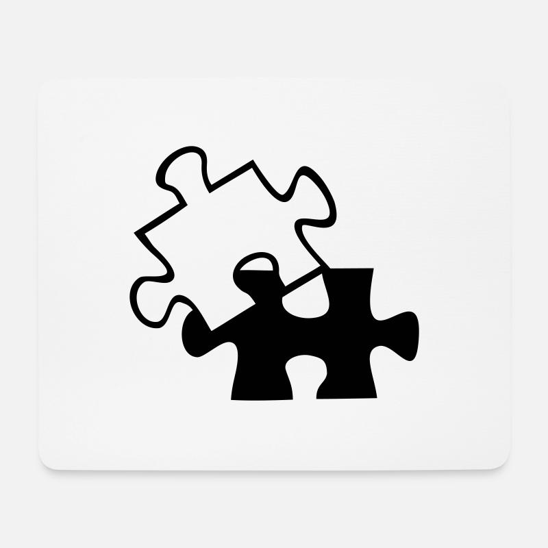 Wrong Part one color - Mouse Pad (horizontal) - white